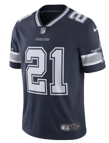 Dallas Cowboys Ezekiel Elliott #21 Vapor Nike Limited "Dri-Fit" Navy Jersey xl Cover