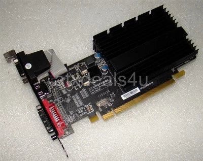 XFX HD-645X-ZQ ATI Radeon 1GB DDR3 HDMI DVI VGA PCI-E Graphics Video Card - Image 1 of 3
