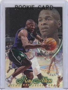 RAY ALLEN ROOKIE CARD 1996/97 Flair Basketball NBA RC Bucks Heat Boston Celtics - Picture 1 of 2