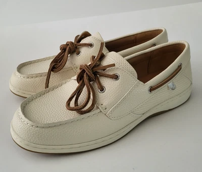 Zapatos de barco Sperry Top Siders 2 ojos para mujer talla 9 zapatos de cuero Foto 1 de 4