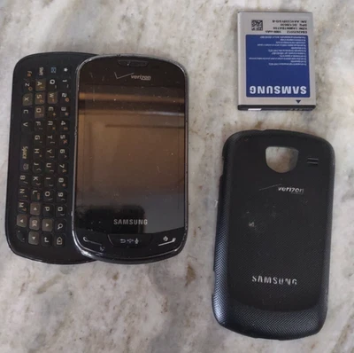 Teléfono celular Samsung Brightside SCH-U380 - negro metálico (Verizon) - para piezas Foto 1 de 4