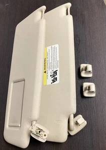 2009-2017 Volkswagen Tiguan driver and passenger both Sides Sun Visor Tan - Picture 1 of 5
