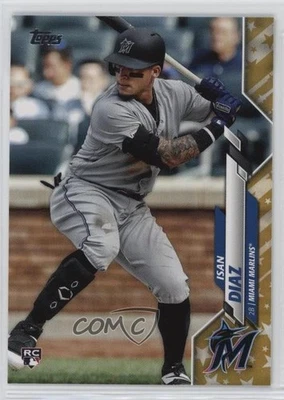 2020 Topps Gold Star Isan Diaz #278 Rookie RC - Image 1 of 2