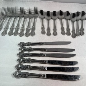 25 Pc Reed & Barton MARLBOROUGH Heritage Mint Lot Stainless Flatware 18/10 - Picture 1 of 16