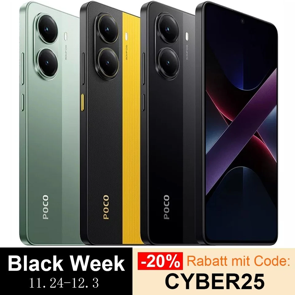 Xiaomi Smartphone POCO X7 Pro 5G 12+512GB/8+256GB HyperOS 6000mAh Full HD - Bild 1 von 1