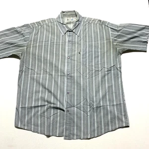 Camicia BC Ethic uomo XXL made in USA liscia vestibilità personalizzata bowling lounge colletto ad anello - Foto 1 di 9