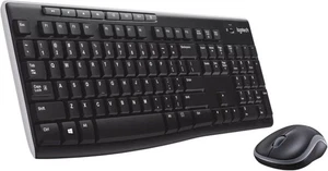 Logitech MK270 Black 2.4 GHz Wireless Keyboard & Compact Mouse Combo for Windows - Picture 1 of 1