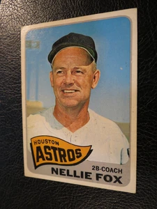 1965 TOPPS BASEBALL SET #485 Nellie Fox, Houston Astros - Picture 1 of 5