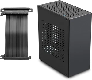 Aluminum Mini ITX Case with PCIe 3.0 Riser, Mini PC Case, SFF Small Form Fact... - Picture 1 of 6
