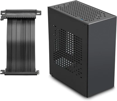 Aluminum Mini ITX Case with PCIe 3.0 Riser, Mini PC Case, SFF Small Form Fact... - Image 1 of 4