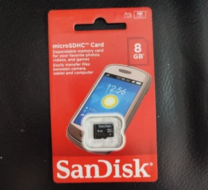 SanDisk 8GB 8G CLASS 4 micro SDHC Flash Memory Card TF card - Picture 1 of 1