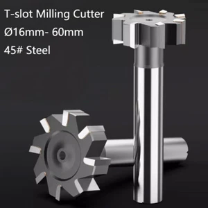 T-Nut Fräser Hartmetallbearbeitung Fräser Werkzeug Endfräser Ø16mm - 60mm - Bild 1 von 13