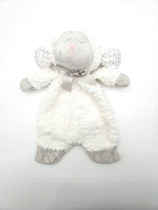 Baby Ganz Flat-A-Pat Blanco Cordero Oveja Peluche Lovey Bebé Manta de Seguridad 15" - Imagen 1 de 5