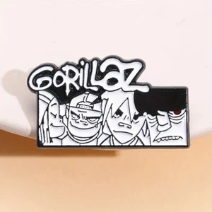 Gorillaz Metall Emaille Pin Alternative Rock Band Merch - Bild 1 von 6