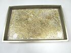 NEW Gold Crackle Vanity Tray 8 x 12" Dressing Table Perfume Makeup Lotion Holder
