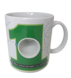 Golfer Hole in One Becher Kaffeetasse Schuhkarton HMK Papa Weihnachten Papa Geschenk 4" - Bild 1 von 12