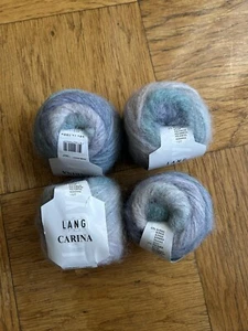 Lang Carina Yarn Lot #21 4 SKEINS Alpaca - Picture 1 of 2