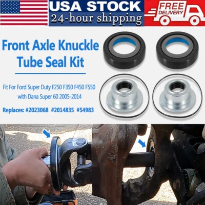 Sello de nudillo interior de vacío eje exterior delantero para Ford Super Duty F250 F350 Dana 60 Foto 1 de 4