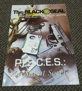 The Black Seal Issue 2 - Revista de juegos de rol de terror moderno Cthulu D20 - Imagen 1 de 4