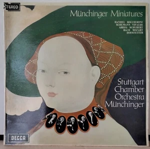 DECCA SXL 6296 MUNCHINGER MINIATURES STUTTGART CHAMBER ORCHESTRA AUS STEREO LP - Picture 1 of 3
