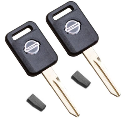 2PCS Ignition Transponder Key for Nissan Titan and Frontier chip key ID 46 Foto 1 de 4