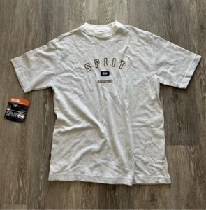 NEW SPLIT 90’S LONGBOARD SURF MX SNOW SUP SKATEBOARD GOLF SHIRT SMALL STICKER - Picture 1 of 3