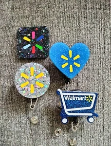Your Choice Walmart Retractable Name Badge Reel ID Holder - Picture 1 of 1