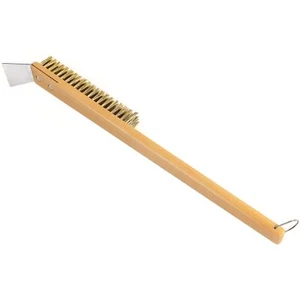 Lrui Pizza Oven Brush,Copper Wire Pizza Stone Cleaning Brush with Scraper,Out... - Picture 1 of 7