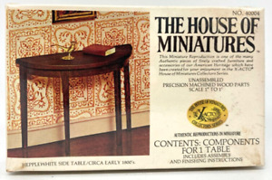 The House of Miniatures Hepplewhite Side Table 1800's No.40004 - SEALED!