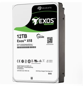 Neue Seagate ST12000NM004J Exos X18 12TB SAS 512E 4Kn 7200RPM 256MB Festplatte - Bild 1 von 4