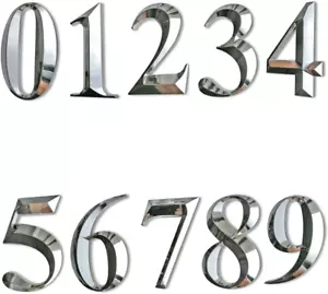 Self Stick Mailbox Numbers 0-9, Door Address Number Stickers for Apartment, Cond - Picture 1 of 12