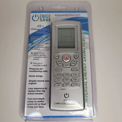 ENRGY SAVE ES-1 Universal Remote For A/C & Heat Pump NEW SEALED - Image 1 of 3