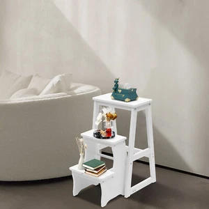 Folding Library Ladder Chair, Lightweight Portable Multifunctional Step Stool - Picture 1 of 24
