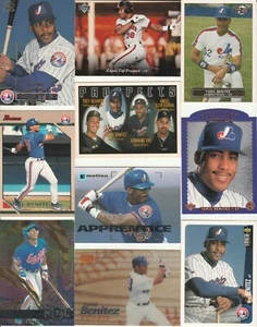 ⚾ 20 different YAMIL BENITEZ cards lot RC 1993 - 1998 Expos D'Backs - Picture 1 of 3