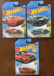 Hot Wheels Jaguar XJ220 & XE SV PROJECT 8 - orange blau exotisch - Menge 3 verschiedene - Bild 1 von 5