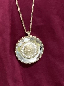 Halskette mit Anhänger Schmuck Vintage - Bild 1 von 24