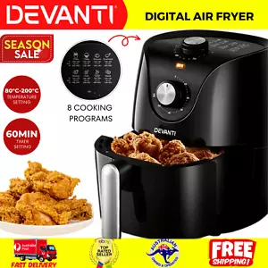 1200W Air Fryer Oil Free Oven Airfryer Kitchen Healthy Cooker 60-minute Timer - Picture 1 of 6