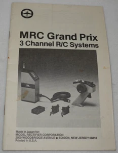 Model Rectifier Corporation Vintage Grand Prix 3 Channel R/C Systems Manual - Picture 1 of 8