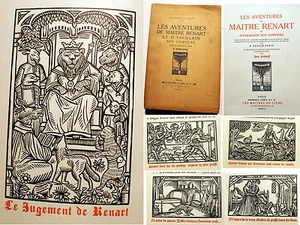 CONTES/AVENTURES DE MAITRE RENARD ET D'YSENGRIN SON COMPERE/1921/LEBEDEFF ILL - Picture 1 of 1