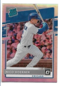 Nico Hoerner 2020 Panini Donruss Optic Holo Silver Prizm Rookie #38 Cubs RC - Bild 1 von 2