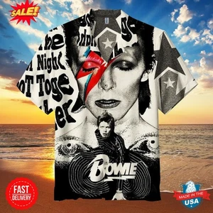 David Bowie | Unisex Hawaiian Shirt S-5XL - Picture 1 of 2