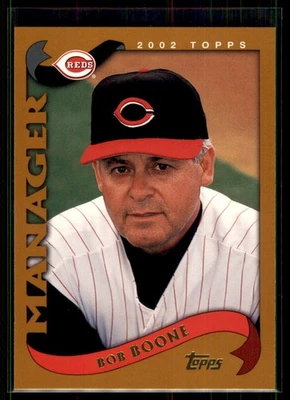 2002 Topps Bob Boone #304 Cincinnati Reds - Image 1 of 2
