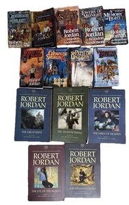 The Wheel of Time Paperback Books Complete Set 1-14 Robert Jordan - Picture 1 of 6