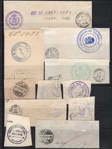 CHILE Stempel Fiskale einige Bessere schöne Lote L1 - Bild 1 von 1