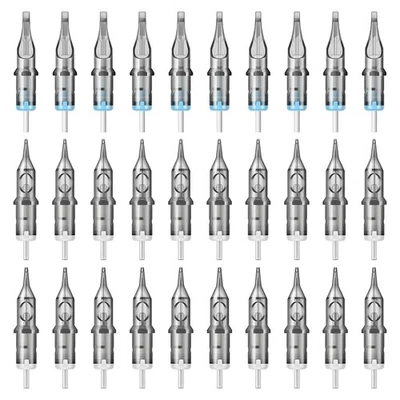 TATOOINE 30er Set Tattoo Cartridges Nadeln Gemischt 3RL 5RL 5M1 7M1 für Tattoo-Maschinen