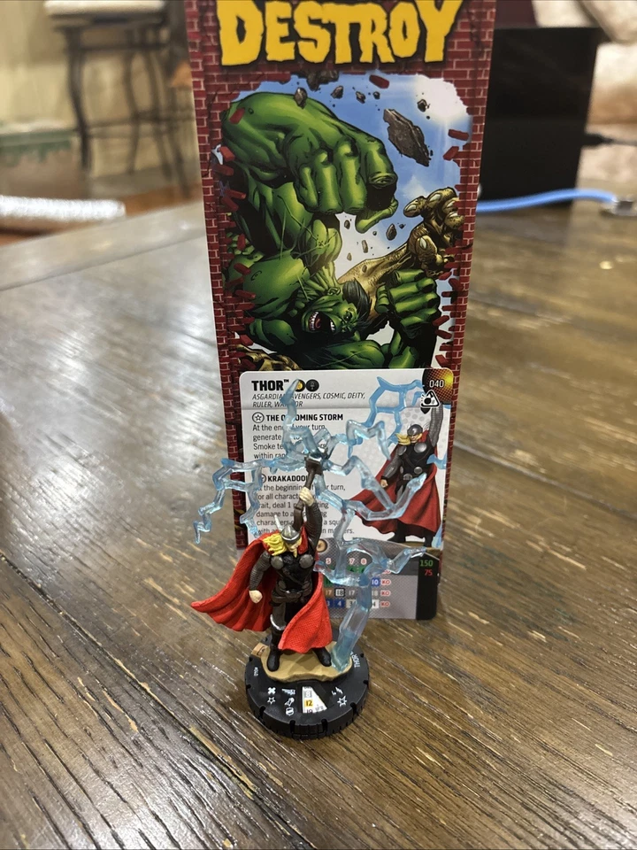 Heroclix Thor 040 Marvel Smash and Destroy Collectible Card - Image 1 of 1
