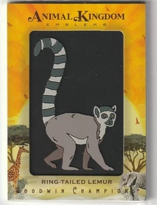 2025 UPPER DECK GOODWIN CHAMPIONS ANIMAL KINGDOM EMBLEMS #36 RING-TAILED LEMUR - Picture 1 of 1