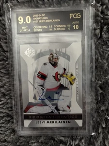 2023-24 SP Signatures 127 Leevi Merilainen. Grade 9 - Picture 1 of 1