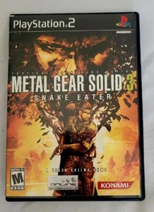 PlayStation 2 game Metal Gear Solid 3 Snake Eater rated M Play Station - Picture 1 of 2