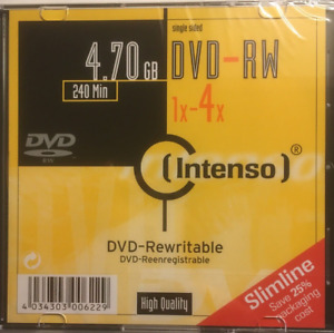 Intenso - DVD-RW - 4,7 GB - Slimcase - Neu - Originalverpackt